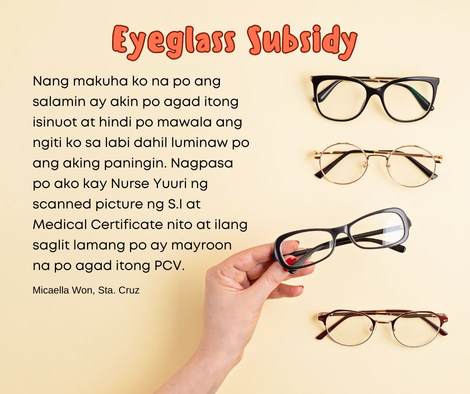 Eyeglass Subsidy